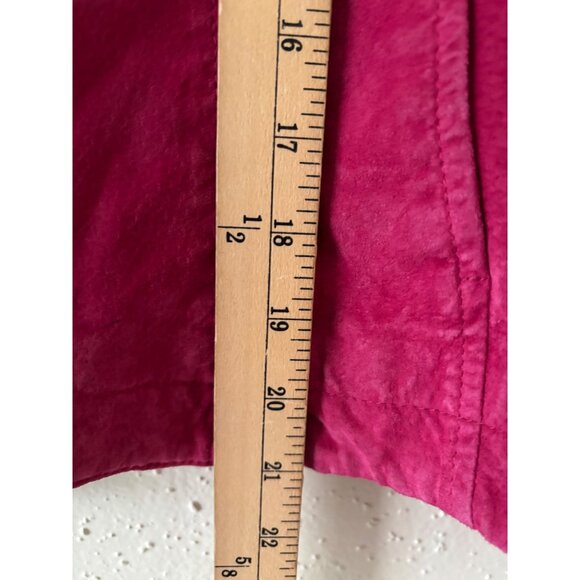 Live A Little Womens Pink Leather Snap Button Collared Jacket Size S - Picture 8 of 8